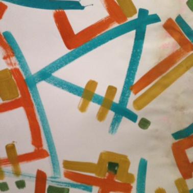 Royal Habitat, 28” x 27” Gouache on paper (unframed)