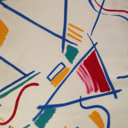 Linear Habitat, 20” x 27” Gouache on paper (unframed)