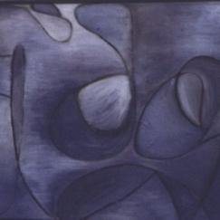 After Gorky, 24” x 18” Oil on canvas Dancing Shiva (unframed) 