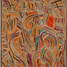 Womb of Decoration, 38” x 50” Gouache on Paper (unframed)