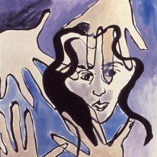 After Repulsion, 14” x 17” Ink and Gouache on Paper (unframed)