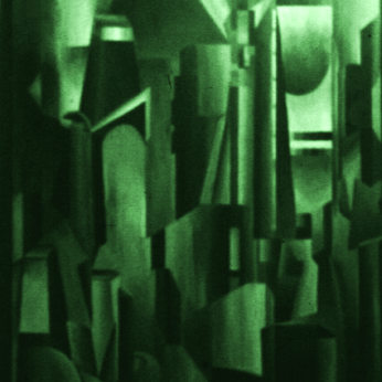 Future City, 4' x 6' Oil on canvas (unframed) SOLD